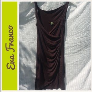 Eva Franco Brown Tank Dress